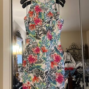 Guess Tropical Scuba Dress xs